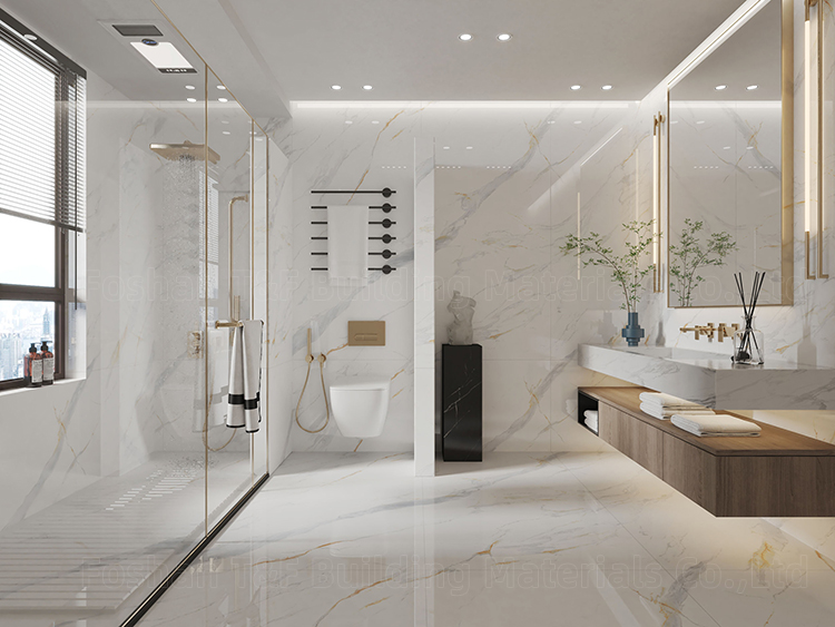 Hot Sale 60x60 Carrelage Carreaux De Sol White Marble Porcelain Polished Glazed Wall Floor Tile