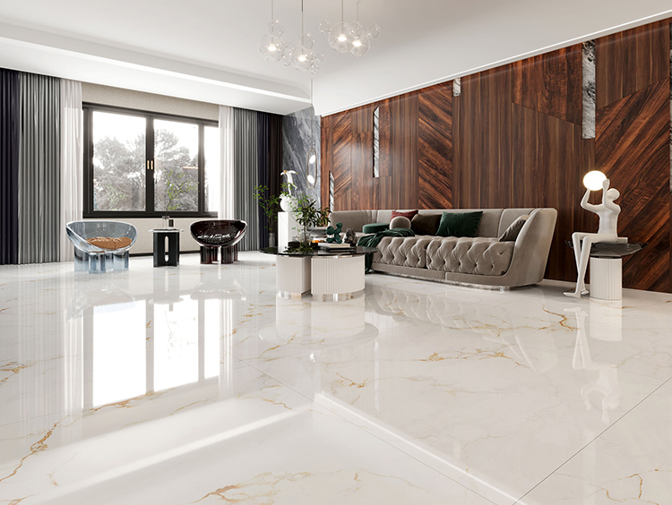 Hot Sale 60x60 Carrelage Carreaux De Sol White Marble Porcelain Polished Glazed Wall Floor Tile