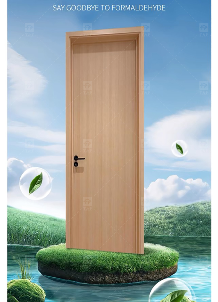 Hot Sales Waterproof Room Wooden Doors for Bedrooms Wood Interior Doors for Houses