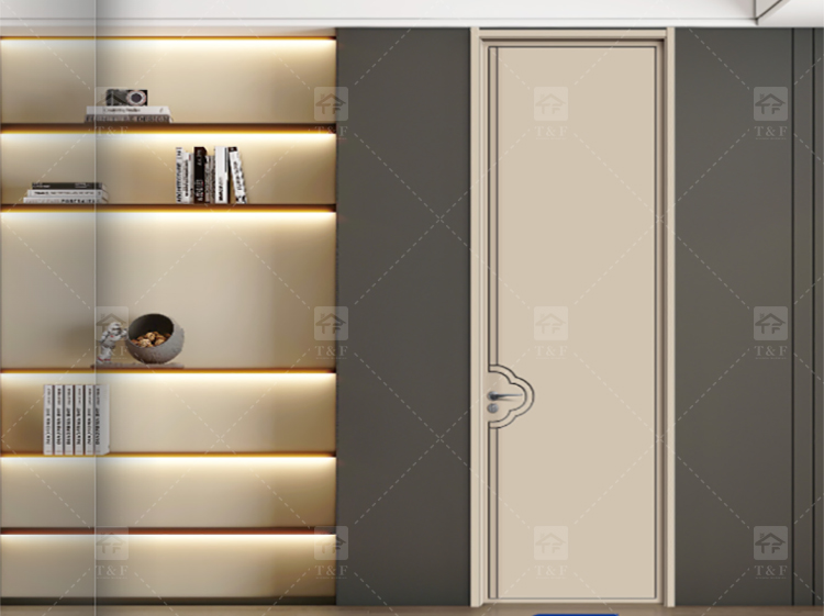 Factory Wholesale Popular Solid Wood Doors Interior 2024 for Houses Interior Wooden Doors