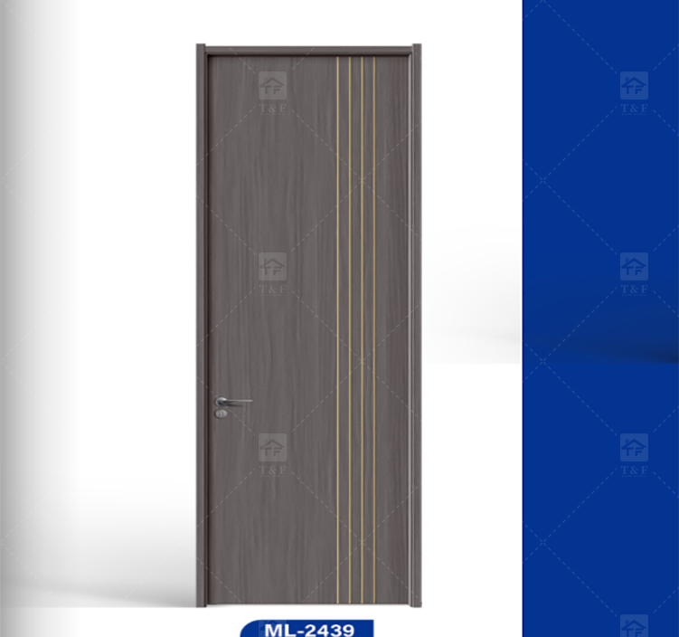 Factory Wholesale Popular Solid Wood Doors Interior 2024 for Houses Interior Wooden Doors