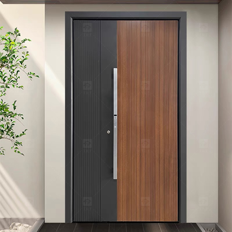 Modern Design Security Steel Entry Door Exterior Security Doors Homes Rntrance Villa Security Entrance Doors