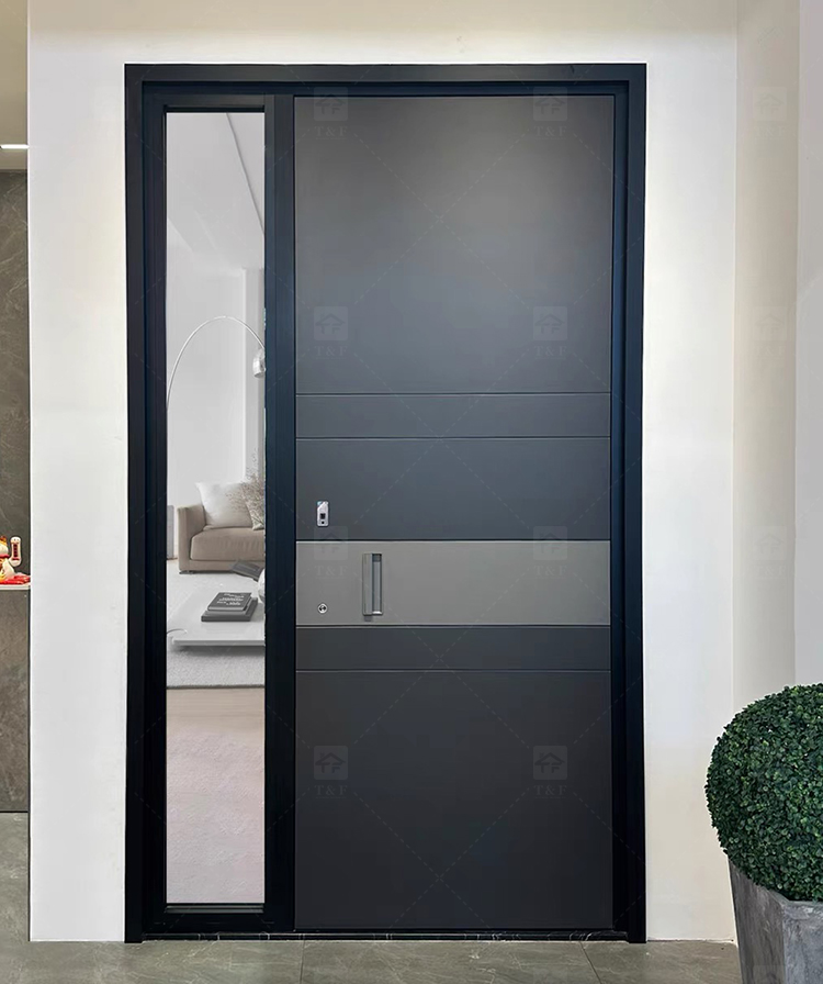 Modern Design Security Steel Entry Door Exterior Security Doors Homes Rntrance Villa Security Entrance Doors
