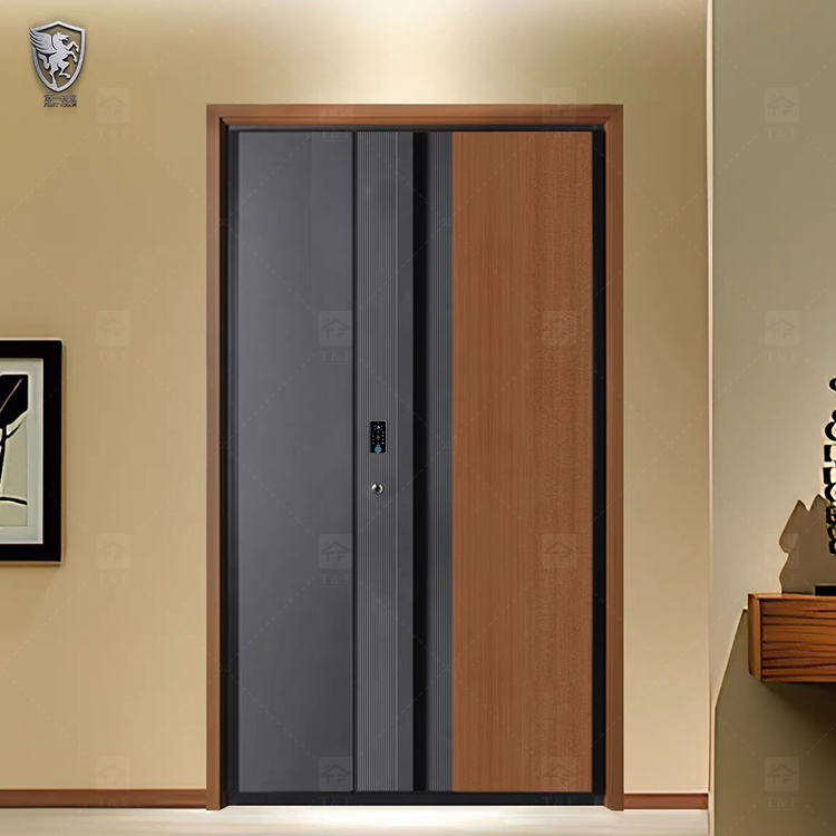 Modern Design Security Steel Entry Door Exterior Security Doors Homes Rntrance Villa Security Entrance Doors