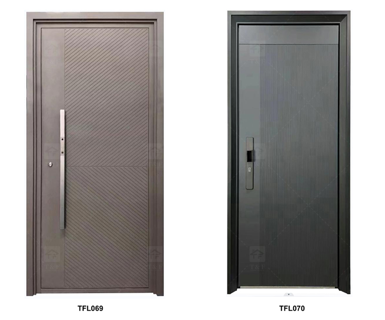 Modern Design Security Steel Entry Door Exterior Security Doors Homes Rntrance Villa Security Entrance Doors