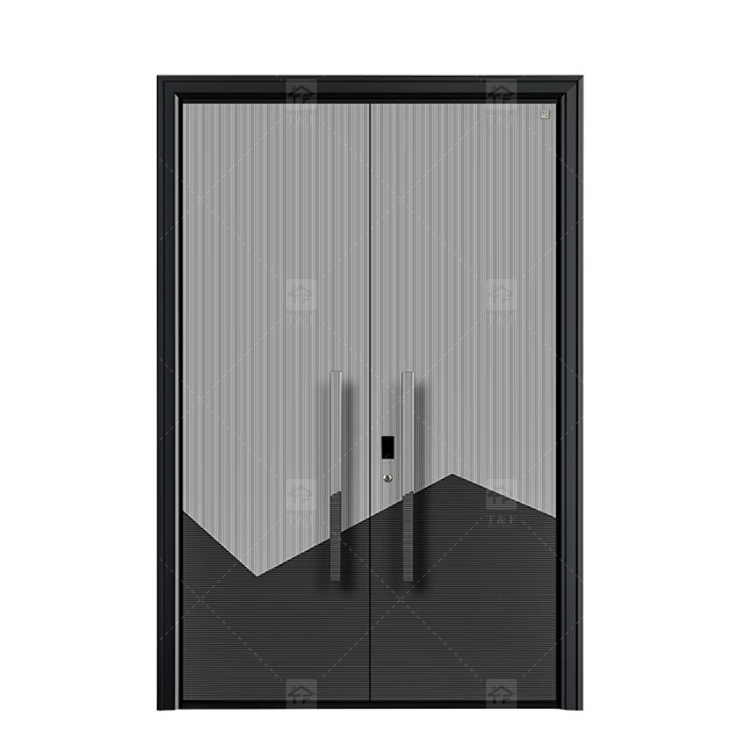 Modern Design Security Steel Entry Door Exterior Security Doors Homes Rntrance Villa Security Entrance Doors