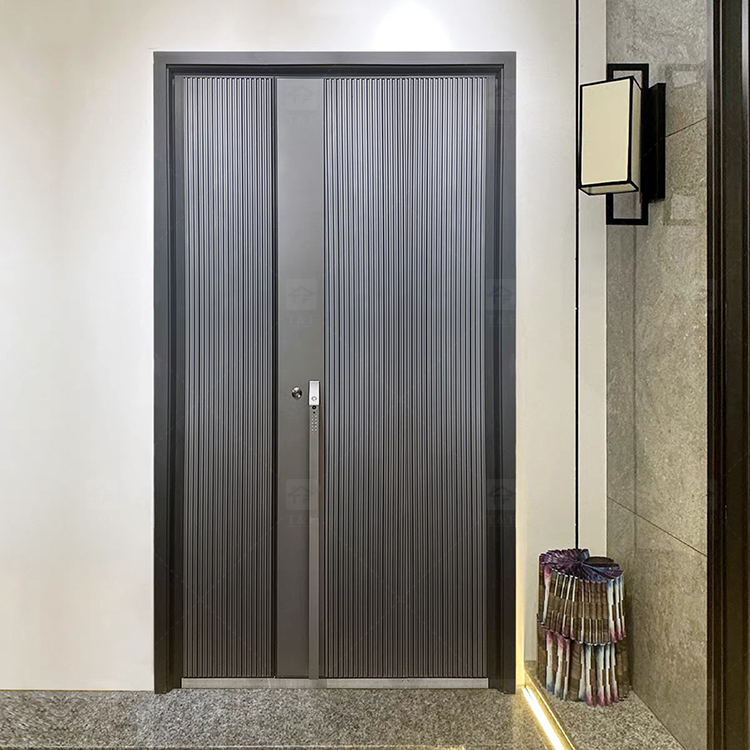 Modern Design Security Steel Entry Door Exterior Security Doors Homes Rntrance Villa Security Entrance Doors