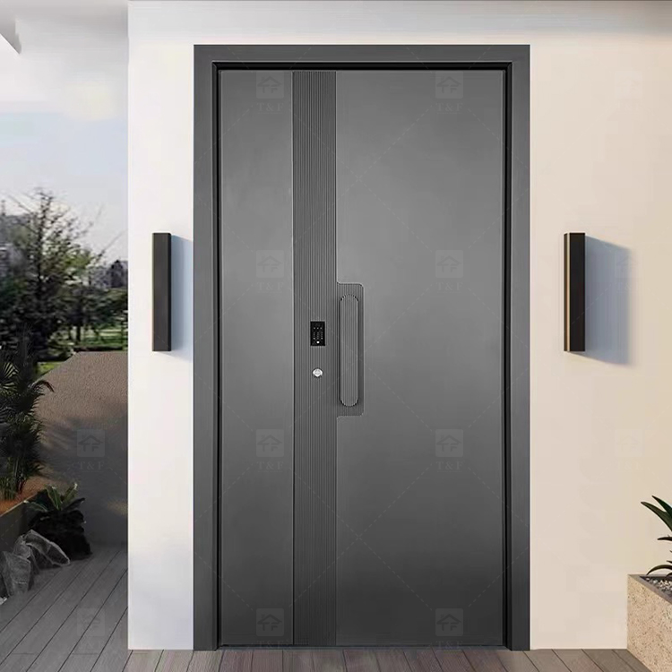 Modern Design Security Steel Entry Door Exterior Security Doors Homes Rntrance Villa Security Entrance Doors