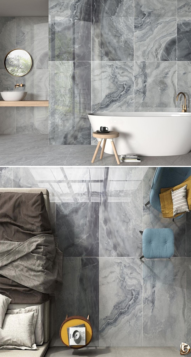 Luxury Marble Tile 60x120 Carreaux Sol Bathroom Living Room Glazed Polished Porcelain Wall  Floor Tiles