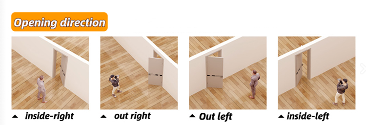 Wholesale High Quality Solid Wood Door for Apartments Door with Unique Style