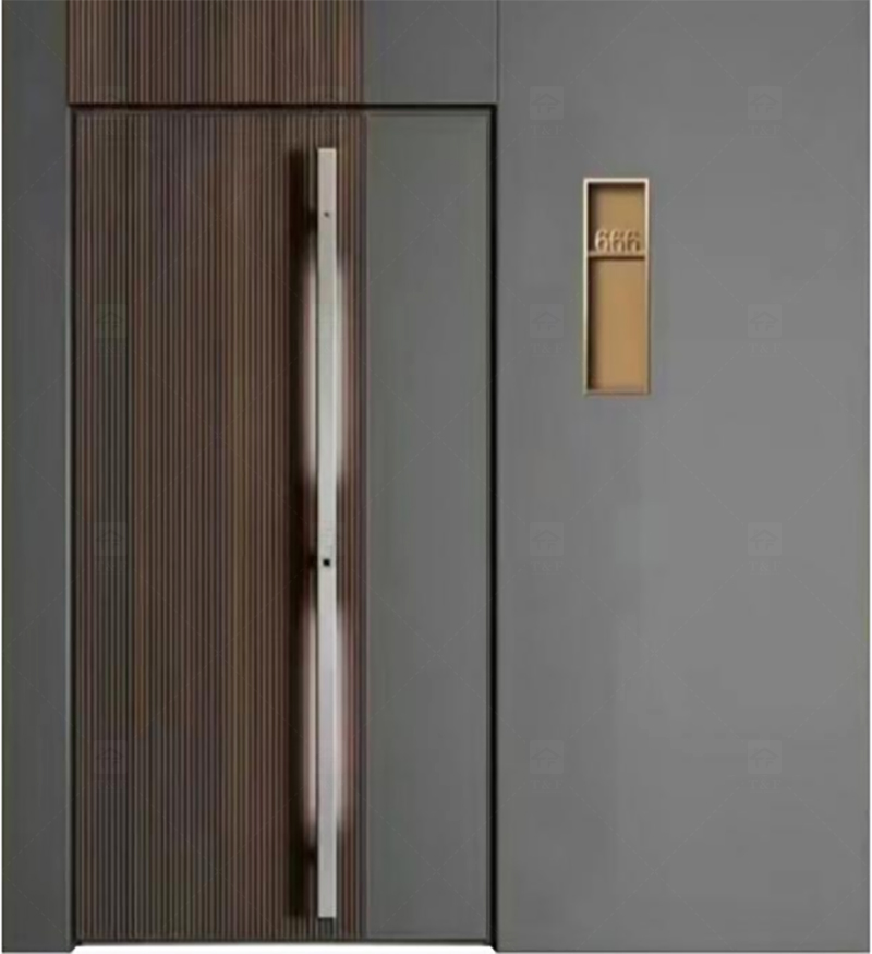 Modern Design Villa Stainless Steel High Quality Residential Security Door