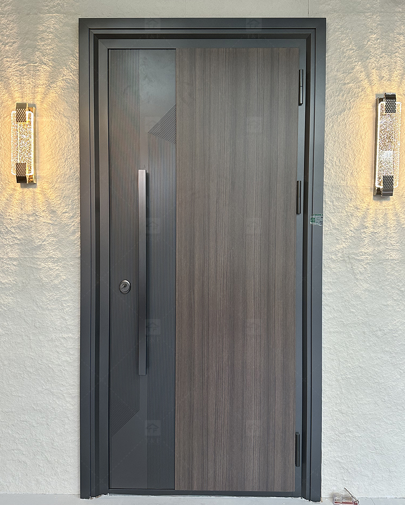 Modern Design Villa Stainless Steel High Quality Residential Security Door