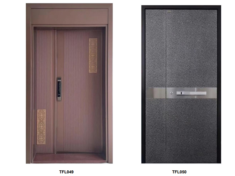 Modern Design Villa Stainless Steel High Quality Residential Security Door
