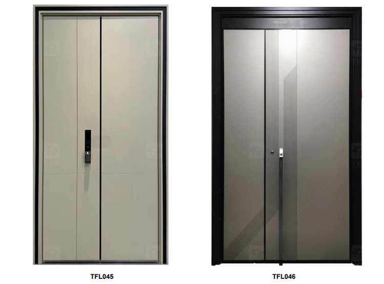 Modern Design Villa Stainless Steel High Quality Residential Security Door