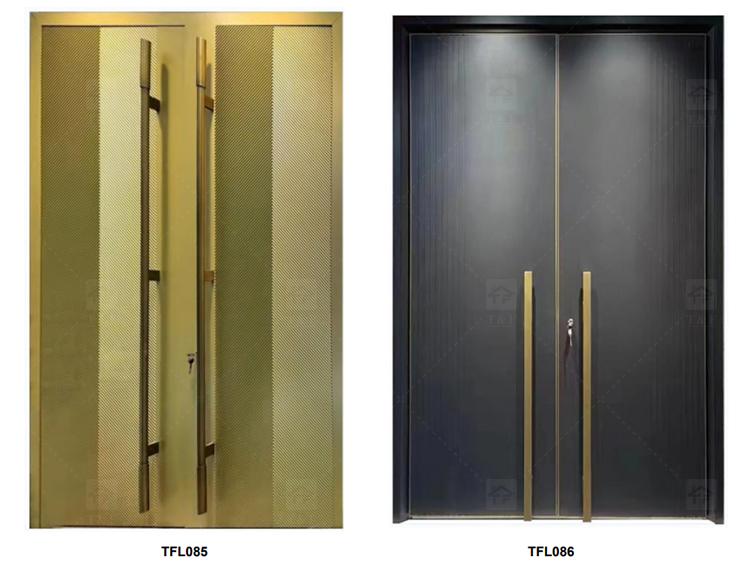 Wholesale Best Modern Design Luxury Interior and Exterior Security Doors Waterproof Hot Sale House Exterior Steel Door