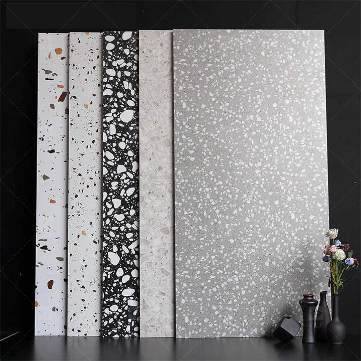 60 by 120 Porcelain Terrazzo Stone Flooring Tile 60x120 Rustic Carreaux Terrazzo Wall Floor Tiles