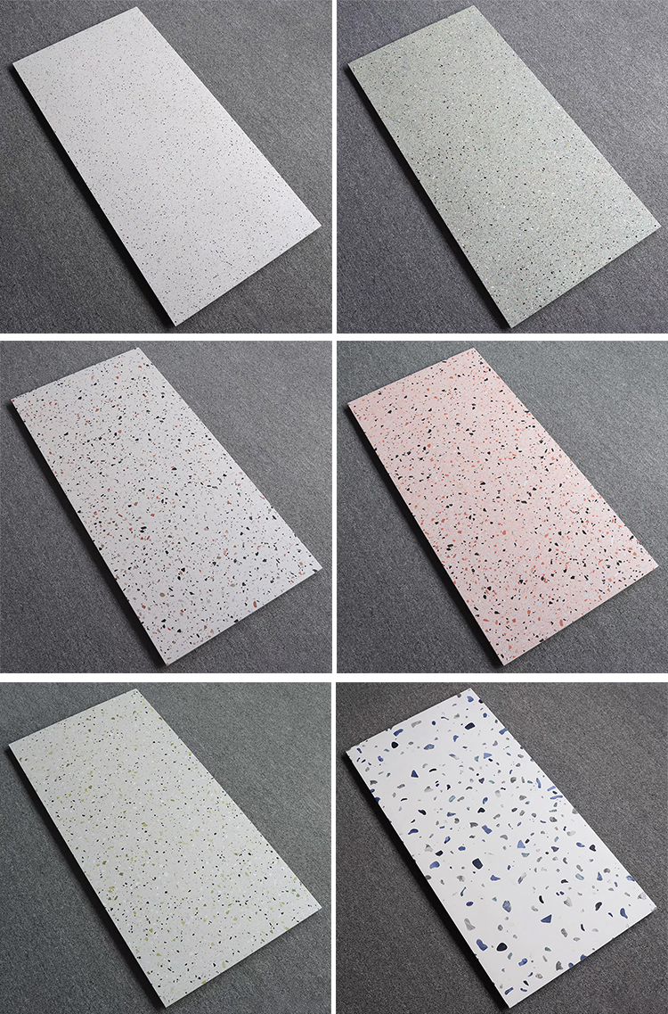 60 by 120 Porcelain Terrazzo Stone Flooring Tile 60x120 Rustic Carreaux Terrazzo Wall Floor Tiles