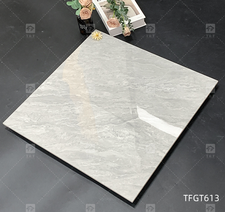 Foshan 60x60 Porcelain Floor Carrelage Light Gray Carreaux Sol Marble Tiles for Bathroom Floor and Wall Tiles