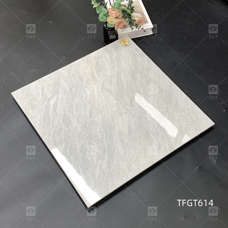 Foshan 60x60 Porcelain Floor Carrelage Light Gray Carreaux Sol Marble Tiles for Bathroom Floor and Wall Tiles
