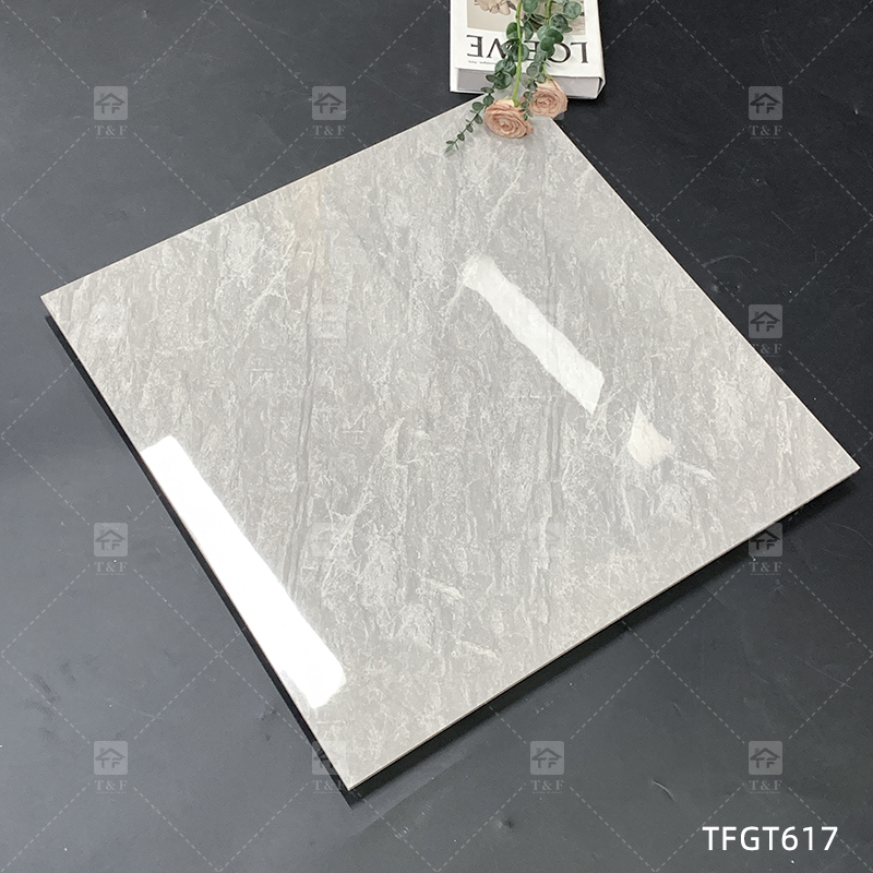 Foshan 60x60 Porcelain Floor Carrelage Light Gray Carreaux Sol Marble Tiles for Bathroom Floor and Wall Tiles
