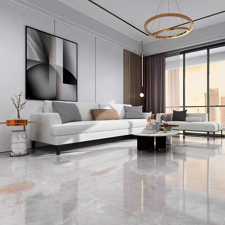 Foshan 60x60 Porcelain Floor Carrelage Light Gray Carreaux Sol Marble Tiles for Bathroom Floor and Wall Tiles