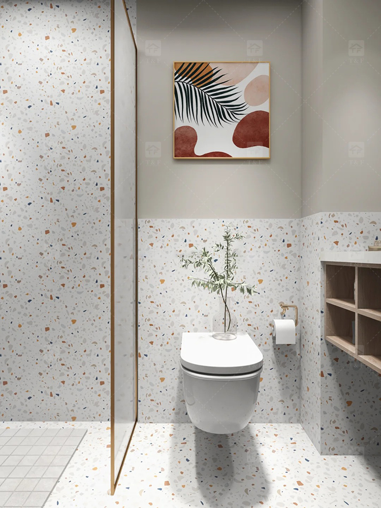 30x60 40x80 Terrazzo Tiles Ceramics for Bathroom and Toilet 12x24 Polished Glazed Kitchen Bathroom Shower Tile Wall and Floor