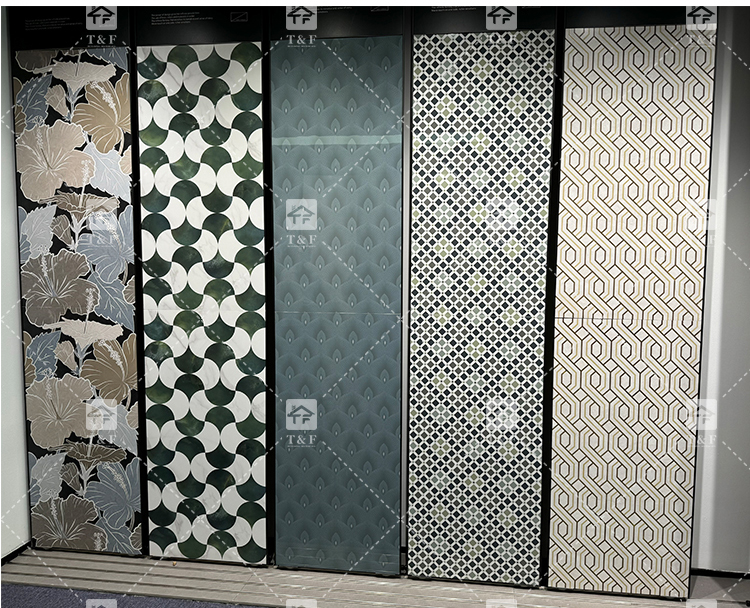 Large Formate 1200 X 600 Mosaic Patterned Porcelain Tile for Hotel Living Room Background Careaux Stone Tiles