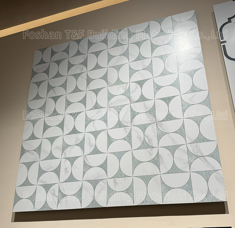 Large Formate 1200 X 600 Mosaic Patterned Porcelain Tile for Hotel Living Room Background Careaux Stone Tiles