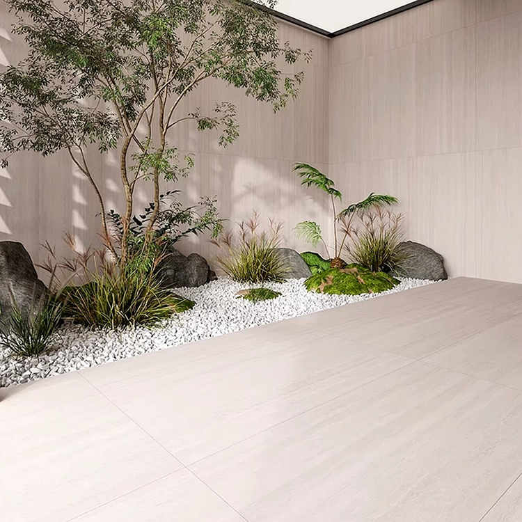 1200x600 Large Format Travertine Look Porcelain Tiles for Bathroom Living Room Wall Tile Floor