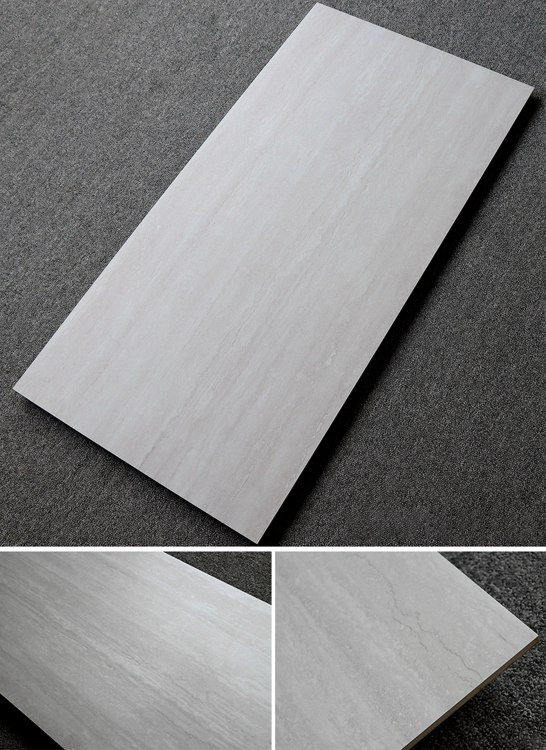 1200x600 Large Format Travertine Look Porcelain Tiles for Bathroom Living Room Wall Tile Floor