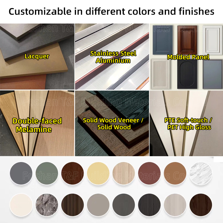 Custom Modern Modular Kitchen Cabinet Design Luxury Wood White Full Kitchen Cabinet Sets for Sale
