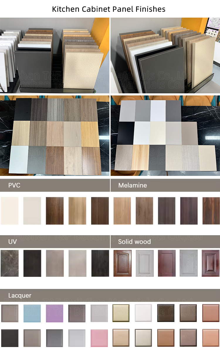 Modern Black Wood Kitchen Cupboards Designs Custom Complete Sets Home Furniture Kitchen Cabinets