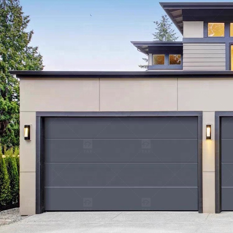 High Quality Modern Insulated Garage Door for Custom Villa & Residential Homes Customizable for Exterior Application