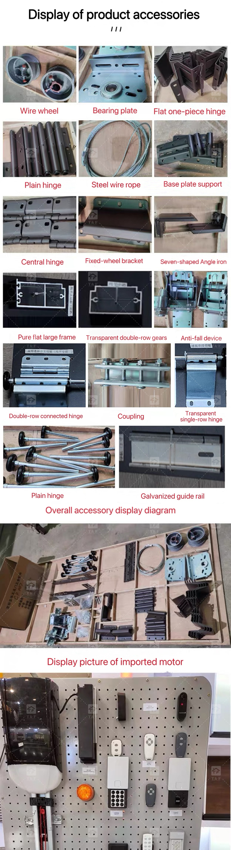 Modern Anti-Theft Automatic Aluminum Alloy Garage Door for Homes Exterior Finished Surface Waterproof Feature