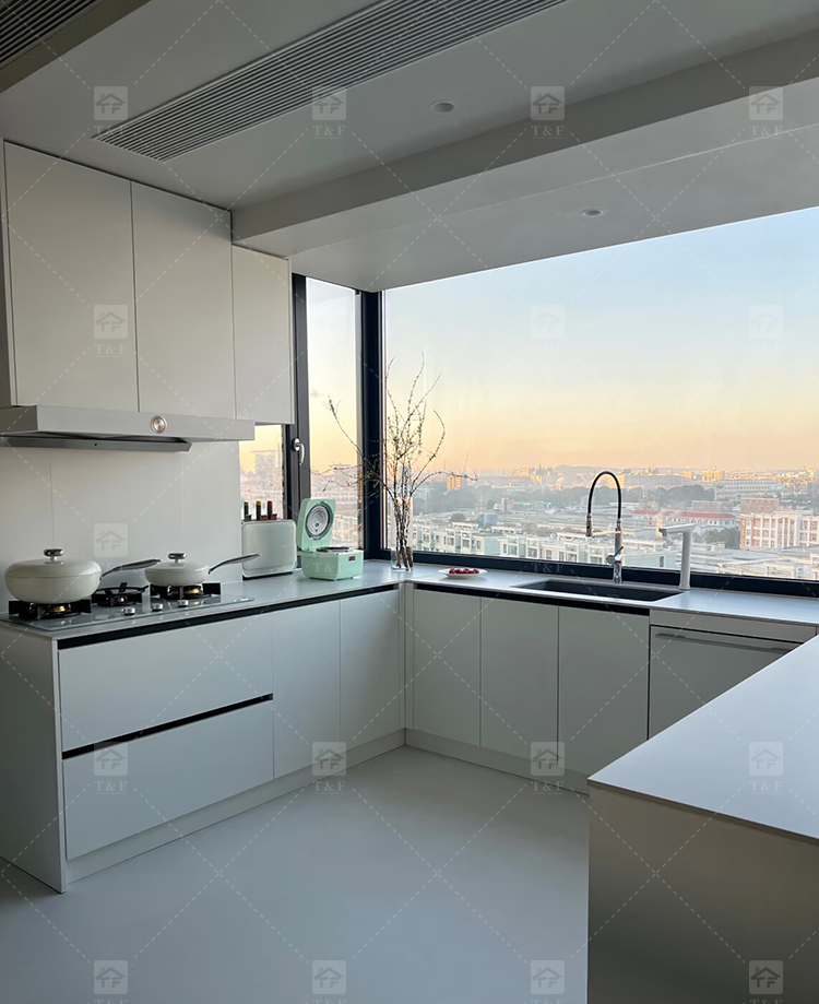 Hot New Modern Style Ready-to-Assemble Kitchen Cabinet Elegant Wardrobe for Kitchen Storage