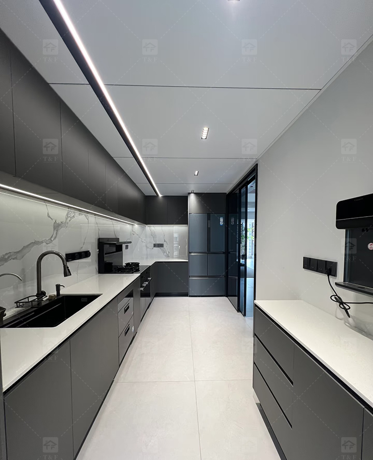 Hot New Modern Style Ready-to-Assemble Kitchen Cabinet Elegant Wardrobe for Kitchen Storage