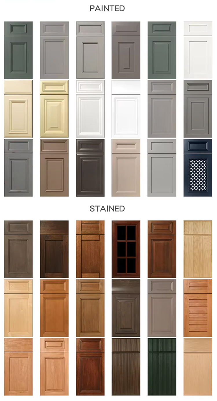 Hot New Modern Style Ready-to-Assemble Kitchen Cabinet Elegant Wardrobe for Kitchen Storage