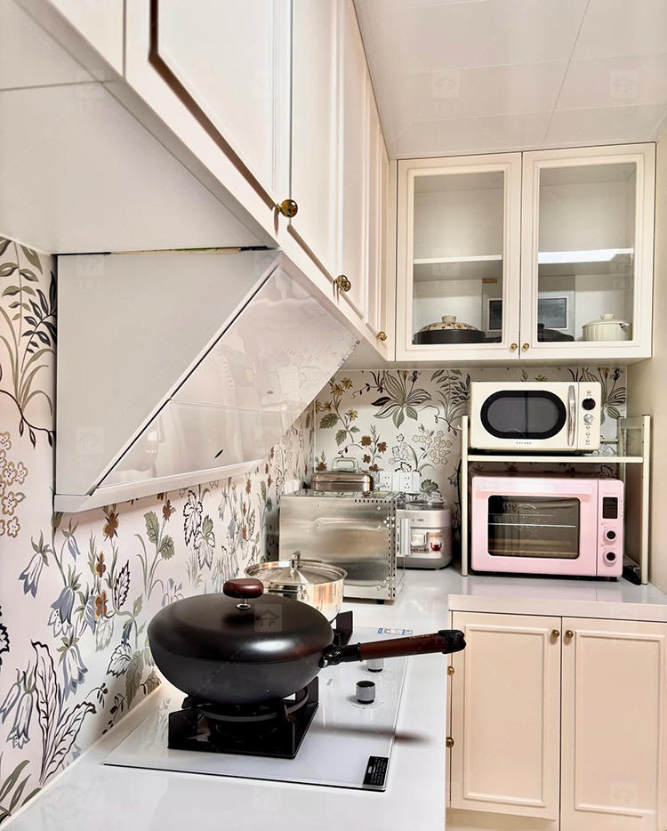 Hot New Modern Style Ready-to-Assemble Kitchen Cabinet Elegant Wardrobe for Kitchen Storage