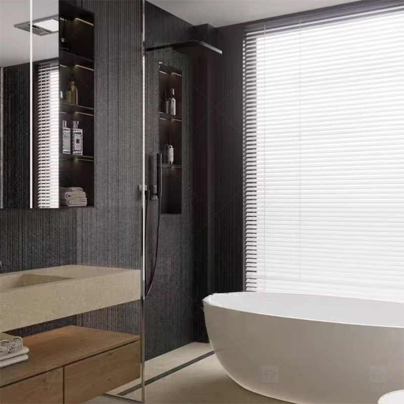 Premium 60x120 Limestone Textured Grooved Flat Matte Surface Porcelain Wall Tiles for Bathroom and Toilet