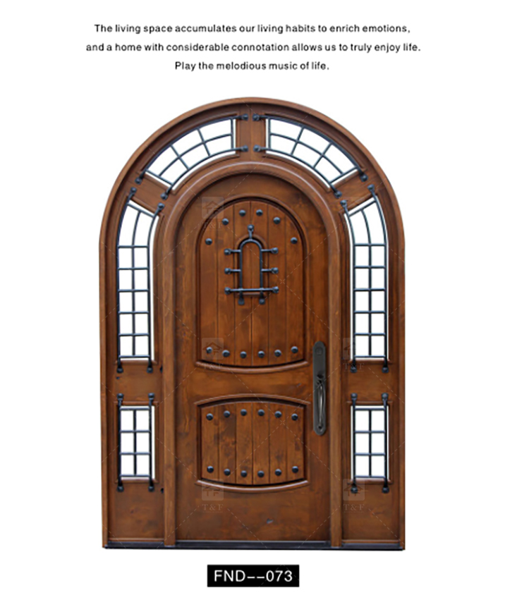 Modern Style High Quality Steel Door Cast Aluminum and Wrought Iron with Waterproof Finished Surface for Villa Application