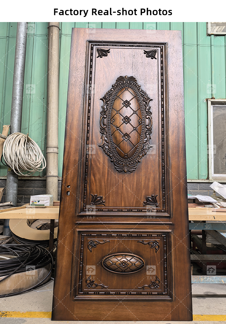 2025 Luxury High Quality Teak Wood Carving Top Head Door Post for Interior Front Door Designs for House Villa Bedroom