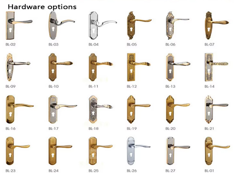 Customized High Quality Modern Wood Front Door Waterproof Exterior Main Entry Security Door Finished Interior Outdoor