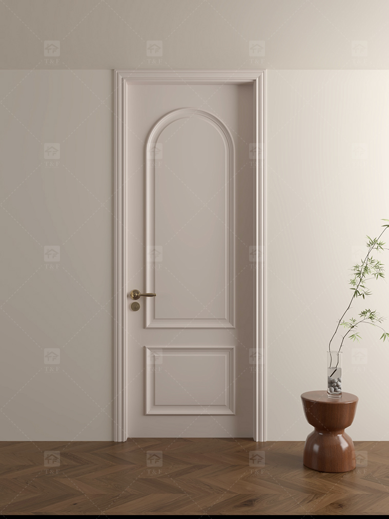 Modern Waterproof Solid Wood Interior Doors New Design with Accessories on Sale for Hotel and Bedroom Application