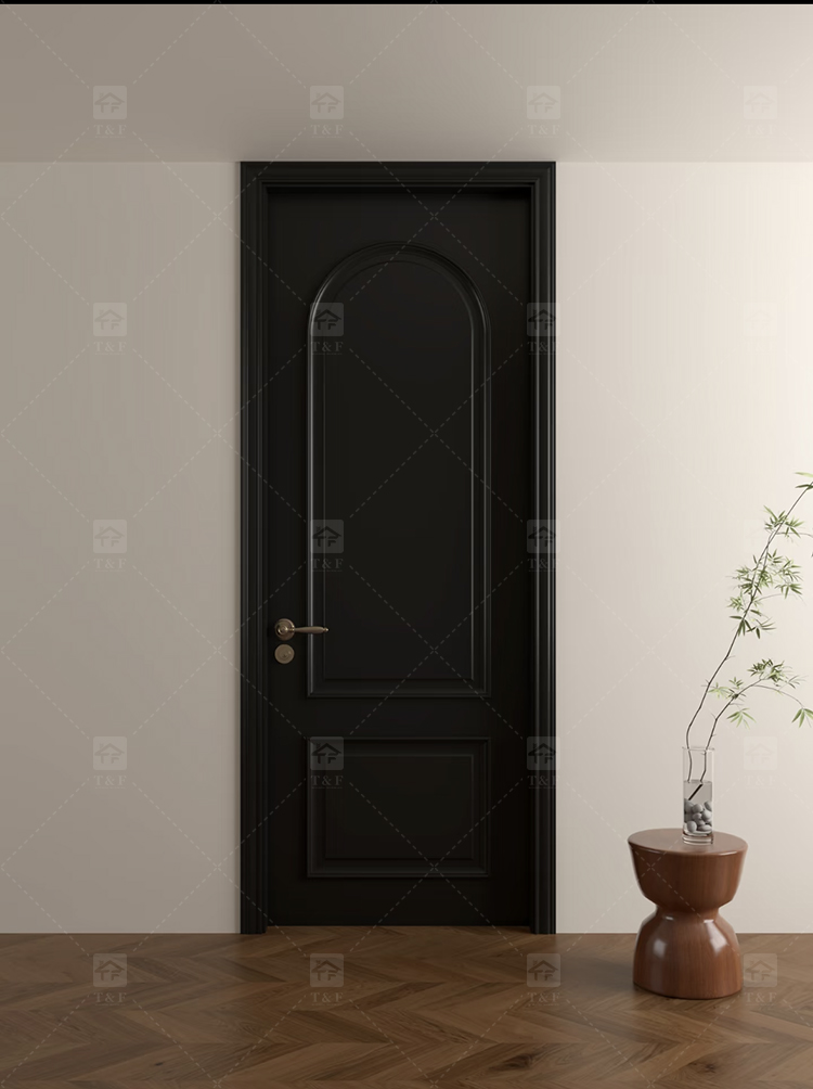 Modern Waterproof Solid Wood Interior Doors New Design with Accessories on Sale for Hotel and Bedroom Application