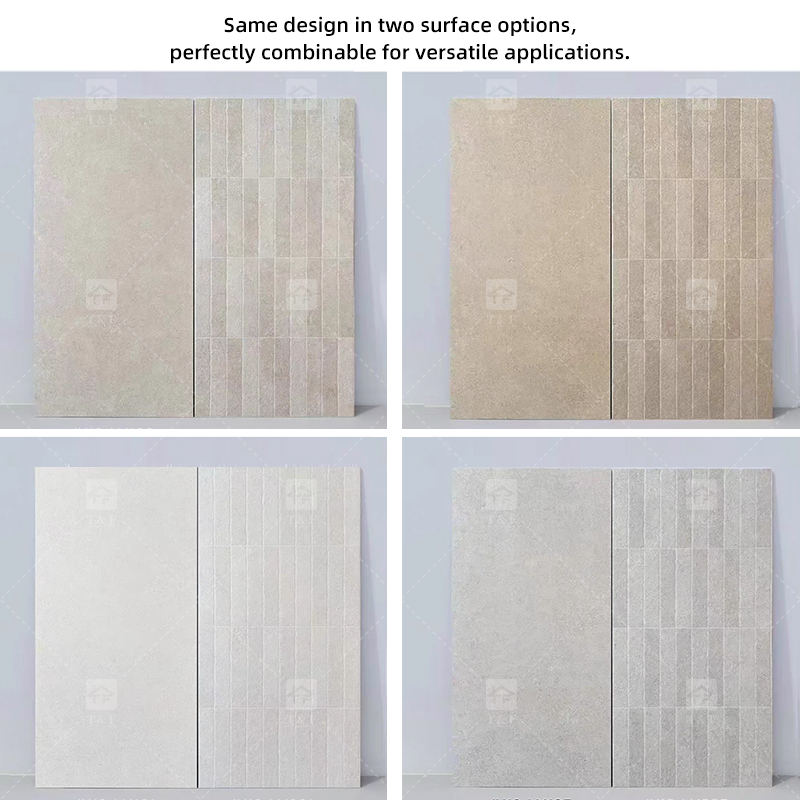 600*1200mm Vintage Limestone Matte Porcelain Flooring Ceramic Wall Tiles Carreaux 120x60 for Bathroom and Toilet