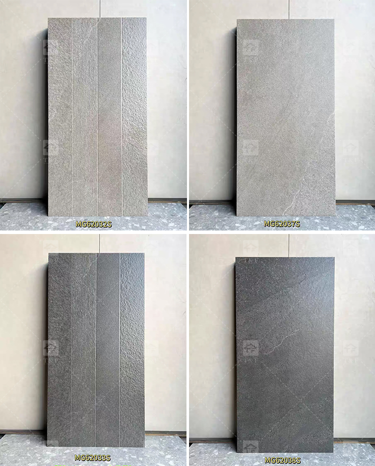 600*1200mm Vintage Limestone Matte Porcelain Flooring Ceramic Wall Tiles Carreaux 120x60 for Bathroom and Toilet
