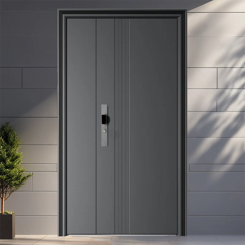 Factory Exterior Metal Entrance Front Entry Steel Home Security External Doors for Houses Room