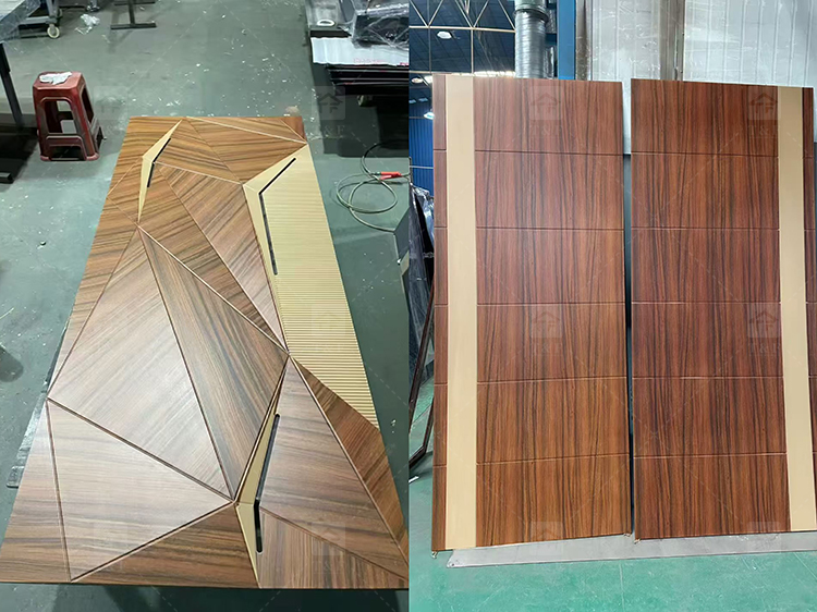 Luxury Villa Main Door Extra-Large 3D Carving Wood Surface Pivot Metal Entrance Door for Modern House Exterior