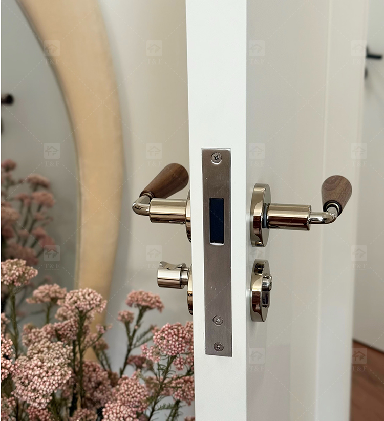 Modern Nordic Minimalist Villa School Interior Door Lock Zinc Alloy Silent Lever Lock Multi-color Easy Installation Home Door