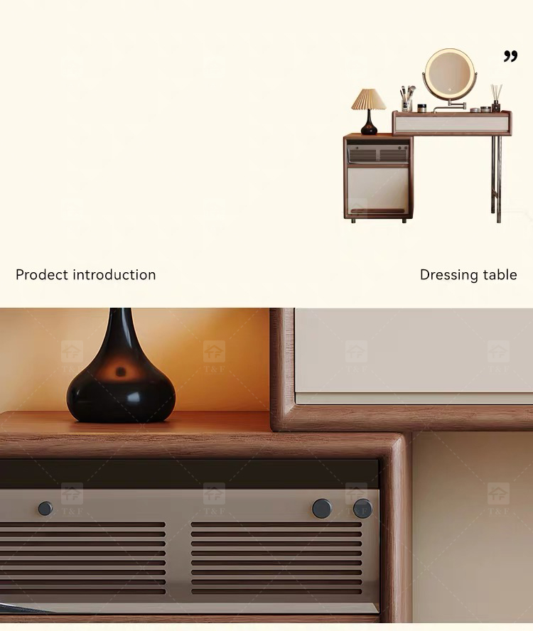 Modern Space-Saving Wood Furniture for Small Bedrooms Bathrooms & Living Rooms Compact Functional Standing Mirror Design